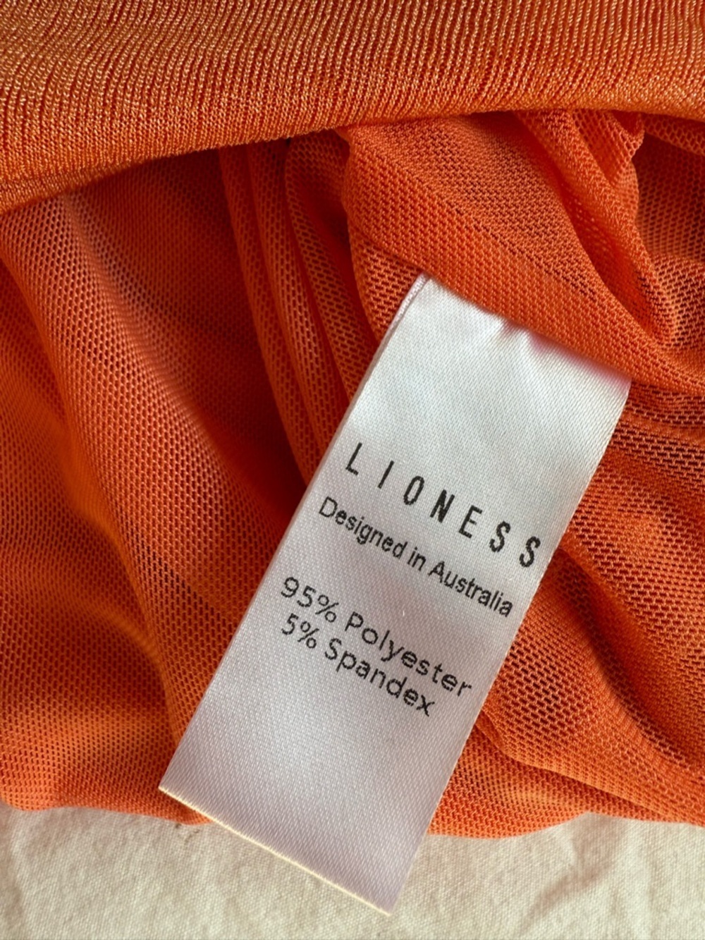 NWT Lioness Goddess One Shoulder Ruched Crop Top Orange S - Picture 6 of 7